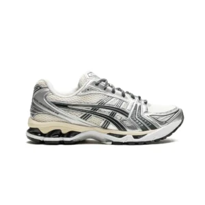 asics gel kayano 14 white metallic silver 22 07